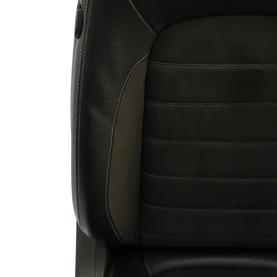 Mercedes C205 Coupe Front Seat Heated Electric Alcantara Leather Black Right O/S - SKU A2059106302-4 - Part number A2059106302