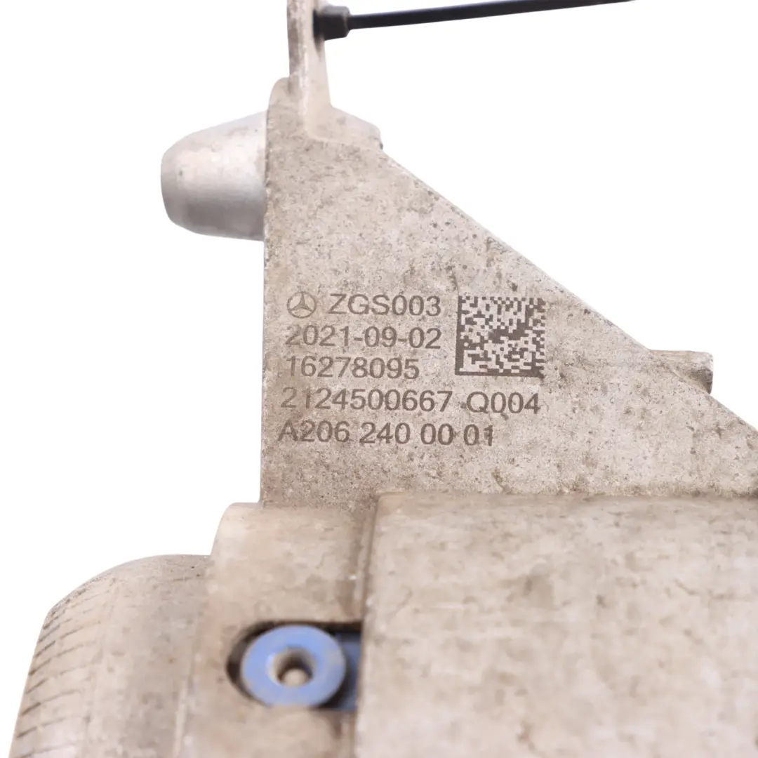 Mount Bracket Holder Left N/S to Mercedes W206 Engine with Part number A2062400001 Mercedes W206 Engine Mount Bracket Holder Left N/S - SKU A2062400001 - Part number A2062400001