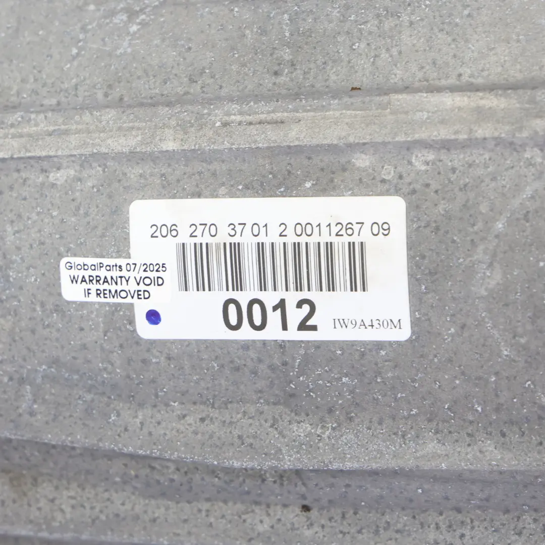 Mercedes W206 C200 M254.915 Automatic Gearbox 725.113 WARRANTY - SKU A2062703701 - Part number A2062703701