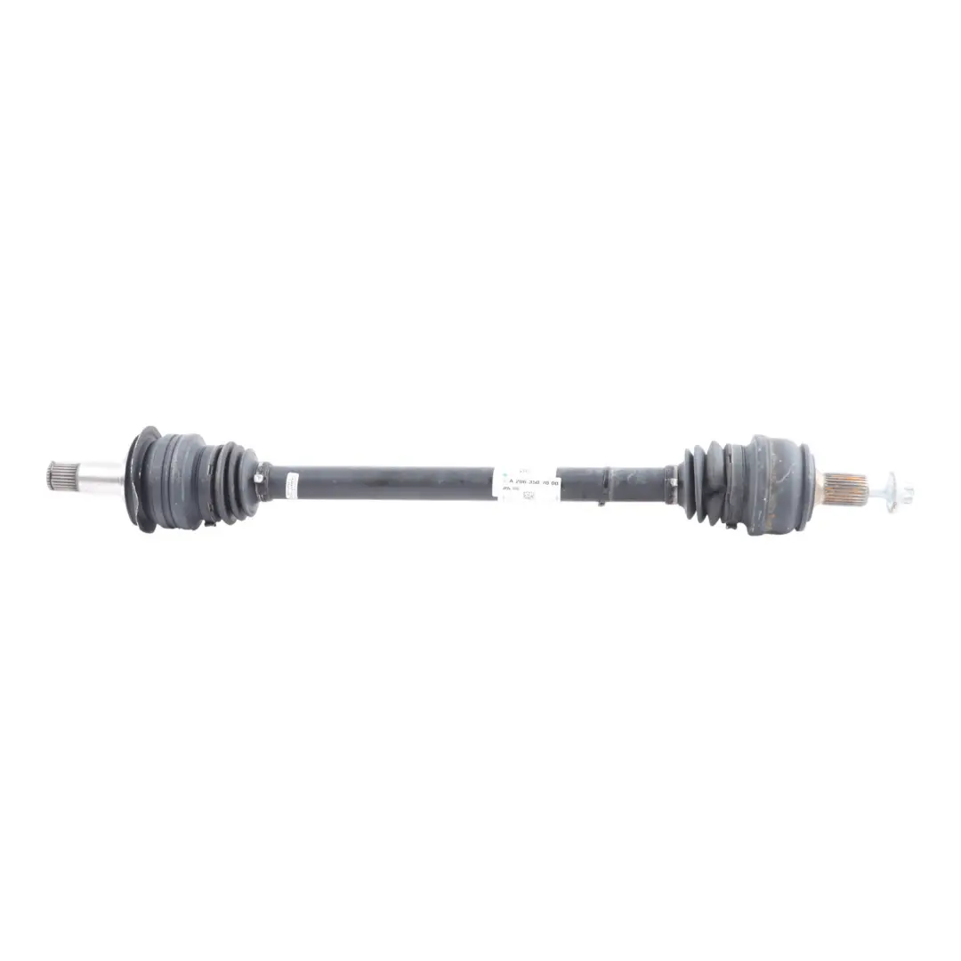 C200 W206 M254 Petrol Driveshaft Rear Left Right N/O/S to Mercedes with Part number A2063507000 Mercedes C200 W206 M254 Petrol Driveshaft Rear Left Right N/O/S - SKU A2063507000 - Part number A2063507000