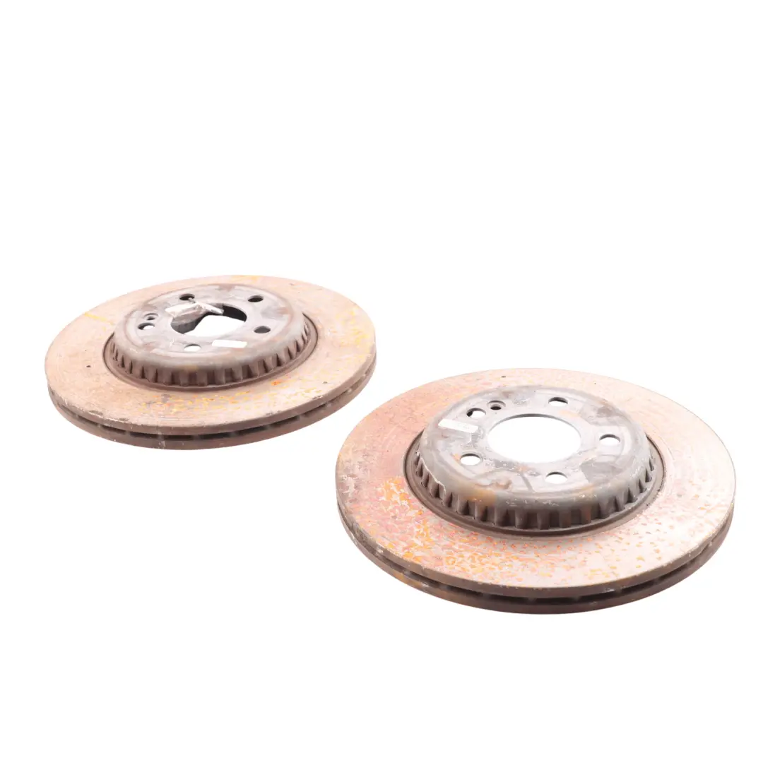 Brake Disc Rear Axle Left Right N/O/S Pair Set to Mercedes W206 with Part number A2064230900 Mercedes W206 Brake Disc Rear Axle Left Right N/O/S Pair Set - SKU A2064230900 - Part number A2064230900
