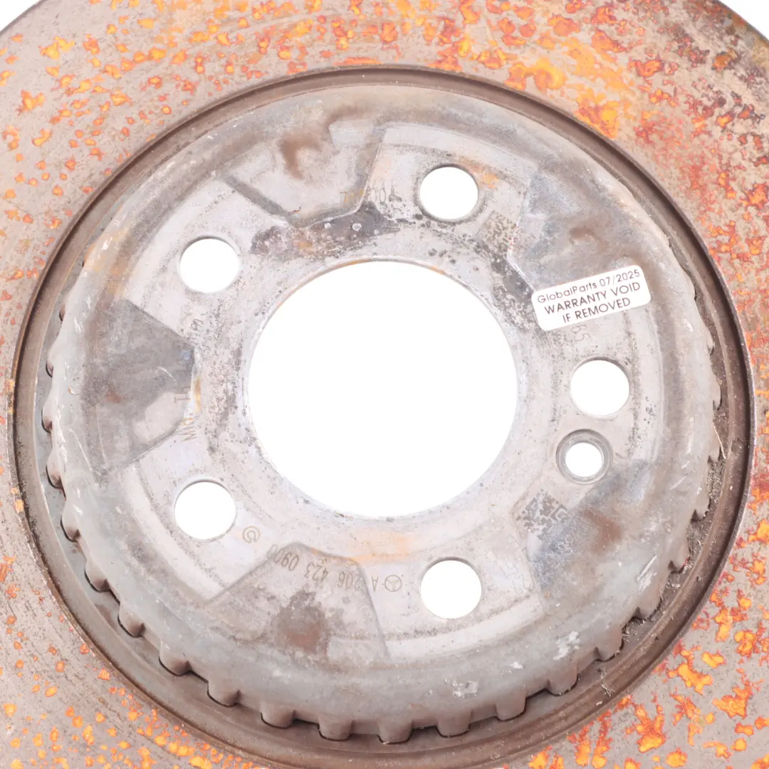 Brake Disc Rear Axle Left Right N/O/S Pair Set to Mercedes W206 with Part number A2064230900 Mercedes W206 Brake Disc Rear Axle Left Right N/O/S Pair Set - SKU A2064230900 - Part number A2064230900