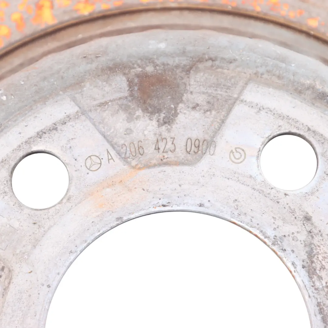 Mercedes W206 Brake Disc Rear Axle Left Right N/O/S Pair Set - SKU A2064230900 - Part number A2064230900