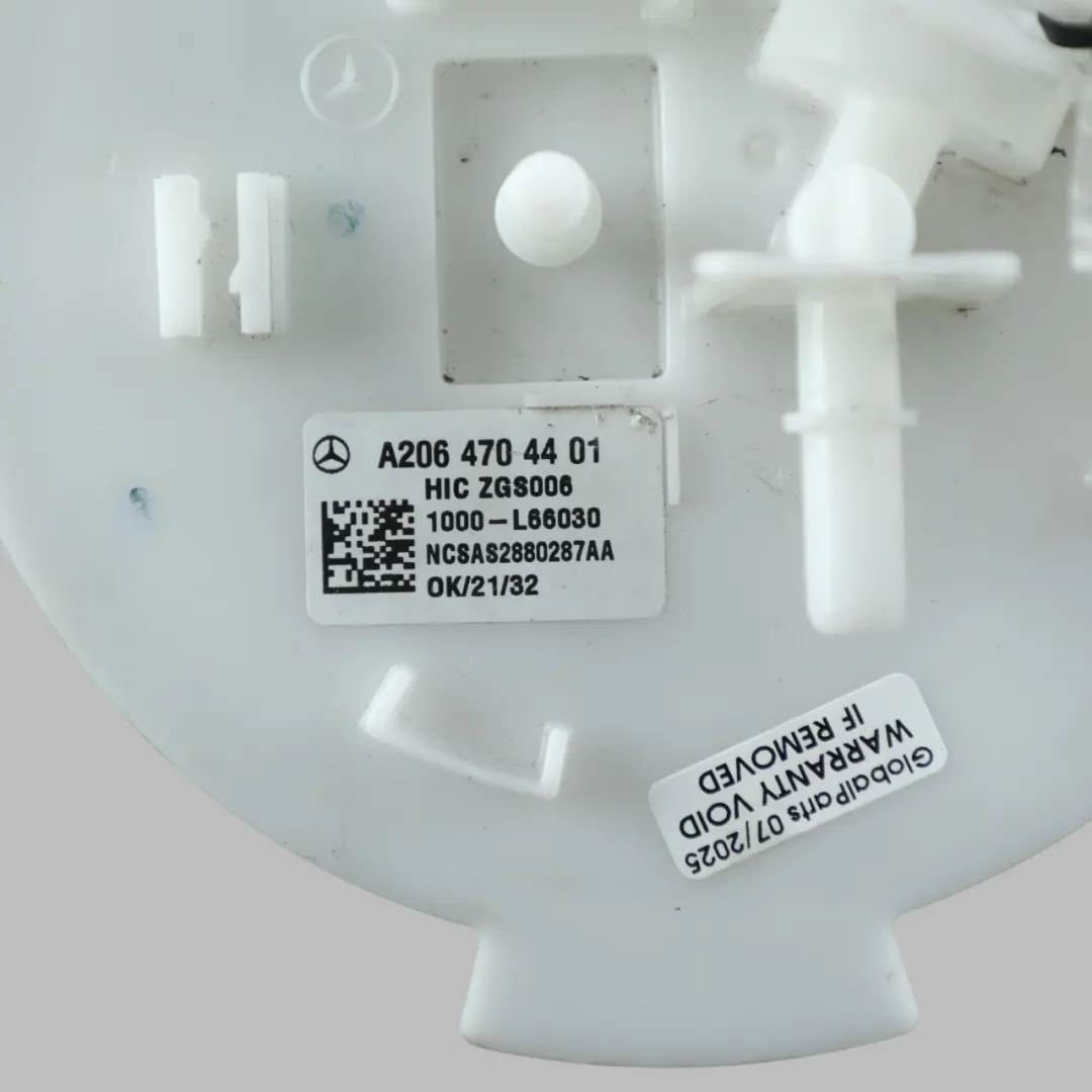 M254 Petrol Engine Fuel Pump Sender Unit to Mercedes W206 with Part number A2064704401 Mercedes W206 M254 Petrol Engine Fuel Pump Sender Unit - SKU A2064704401 - Part number A2064704401