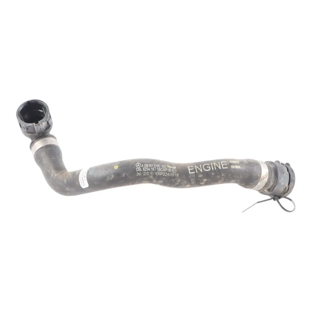 Mercedes W206 M254 Petrol Engine Coolant Hose Pipe Line Tube A2065015100