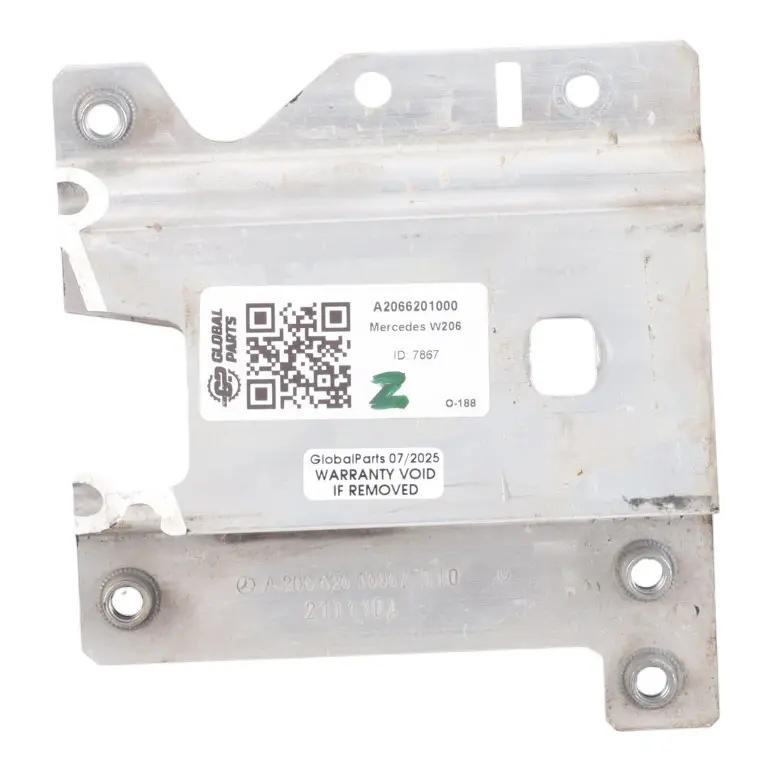 Radiator Support Mount Carrier Bracket to Mercedes W206 with Part number A2066201000 Mercedes W206 Radiator Support Mount Carrier Bracket - SKU A2066201000 - Part number A2066201000