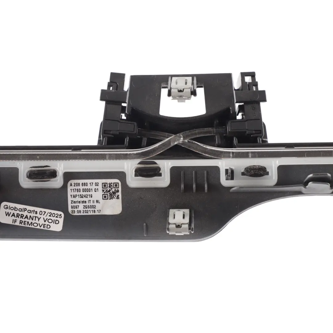 Mercedes W206 Dashboard Trim Strip Front Left N/S - SKU A2066801702 - Part number A2066801702