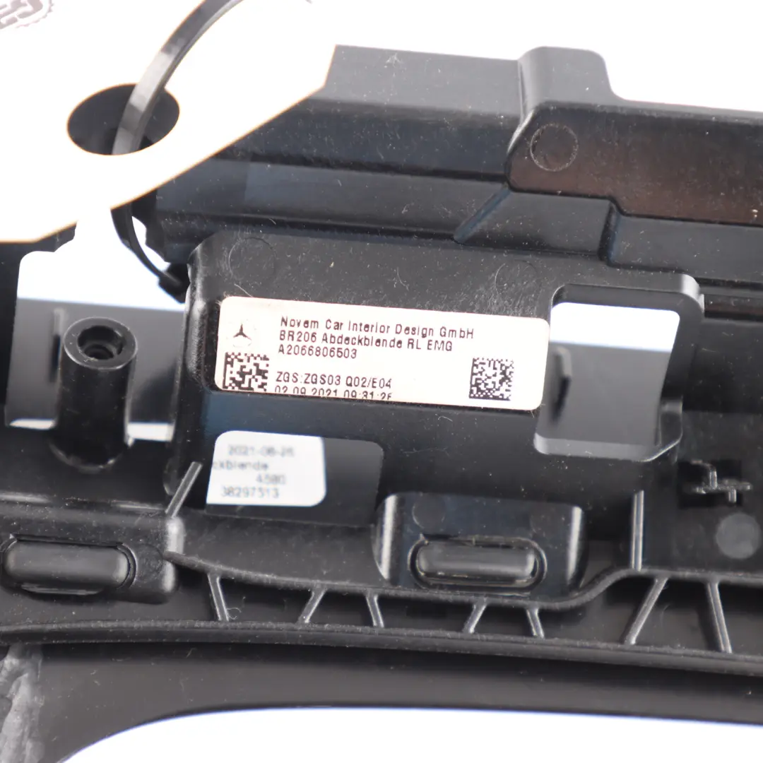 Mercedes W206 Centre Console Gear Shifter Surround Trim Cover Frame - SKU RHD-A2066806503 - Part number A2066806503