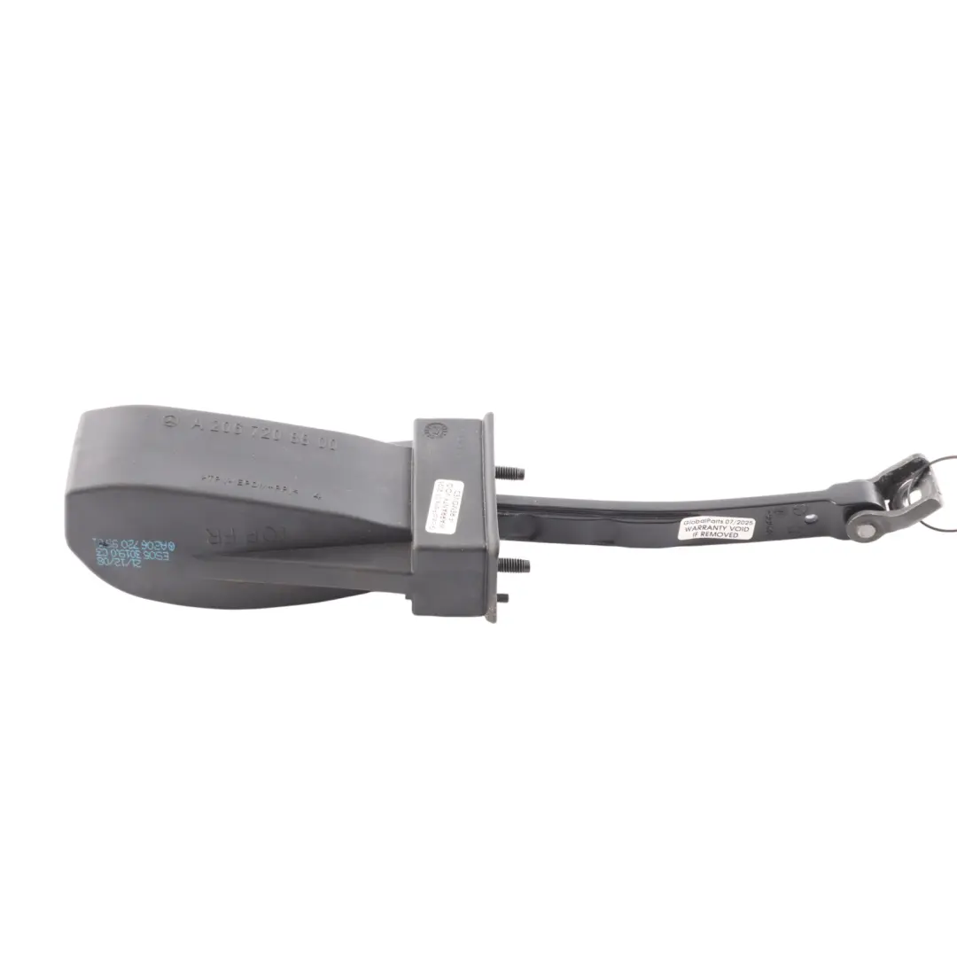 Front Door Brake Stopper Strap Left Right N/O/S to Mercedes W206 with Part number A2067208800 Mercedes W206 Front Door Brake Stopper Strap Left Right N/O/S - SKU A2067208800 - Part number A2067208800