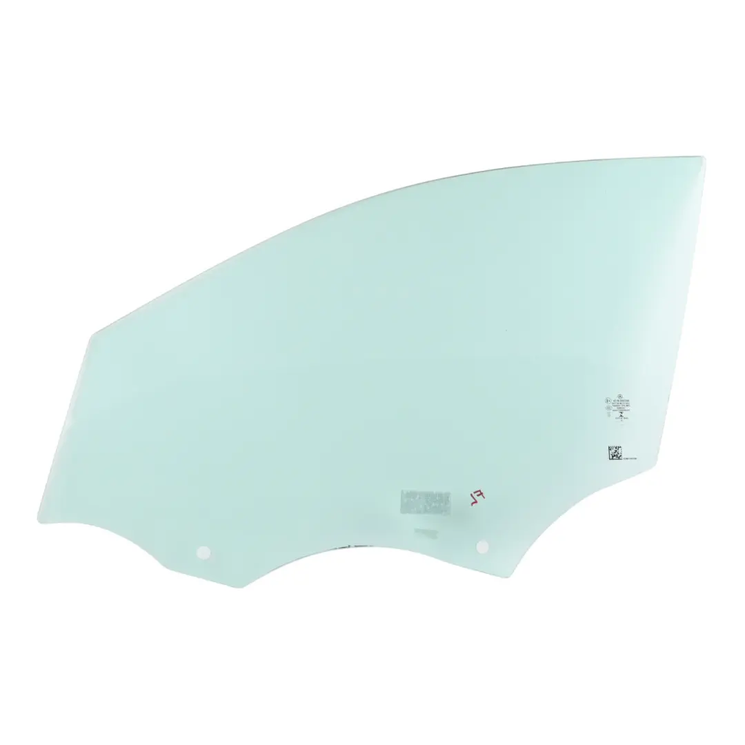 Front Left N/S Window Glass Green AS2 to Mercedes W206 with Part number A2067251500 Mercedes W206 Front Left N/S Window Glass Green AS2 - SKU A2067253100 - Part number A2067251500