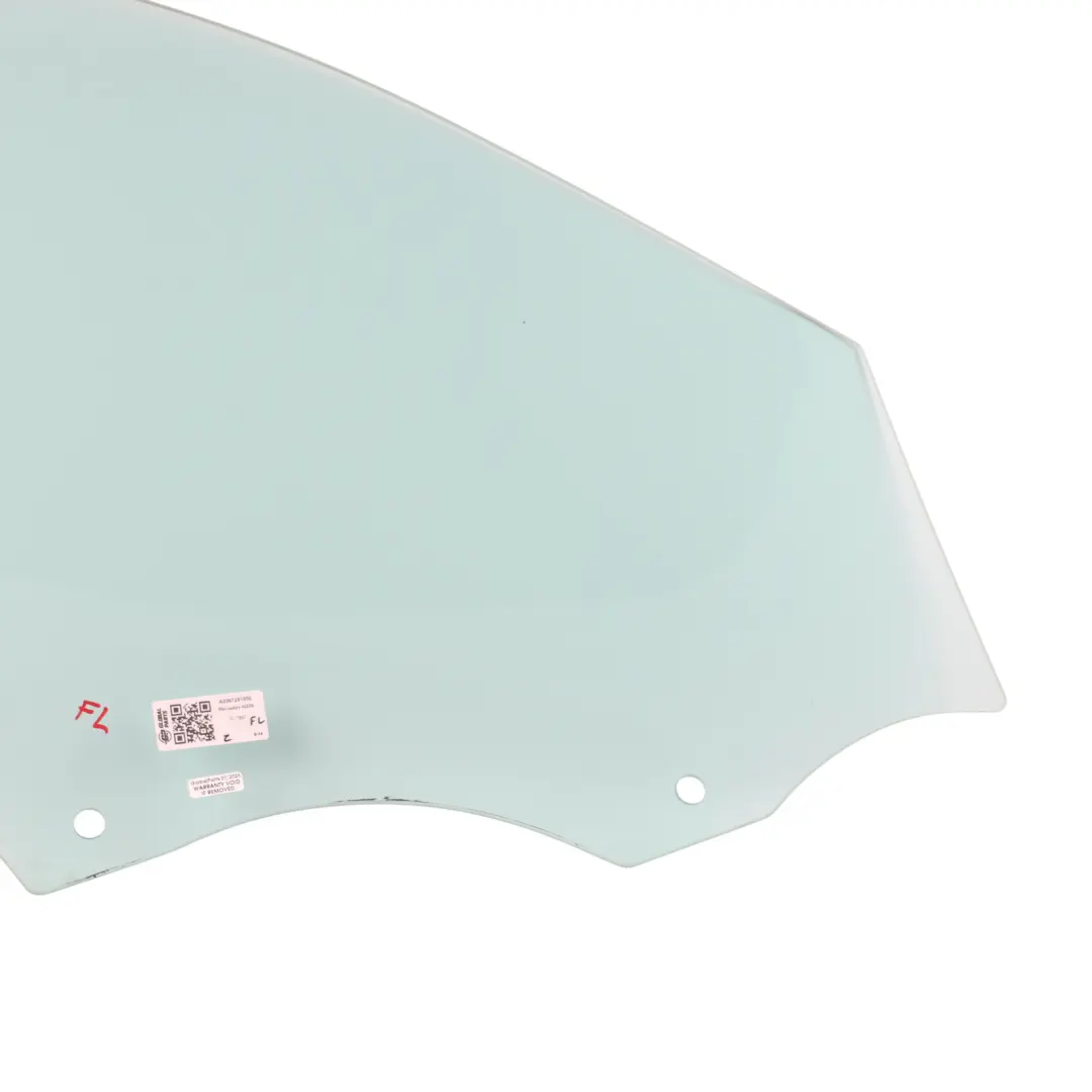 Front Left N/S Window Glass Green AS2 to Mercedes W206 with Part number A2067251500 Mercedes W206 Front Left N/S Window Glass Green AS2 - SKU A2067253100 - Part number A2067251500