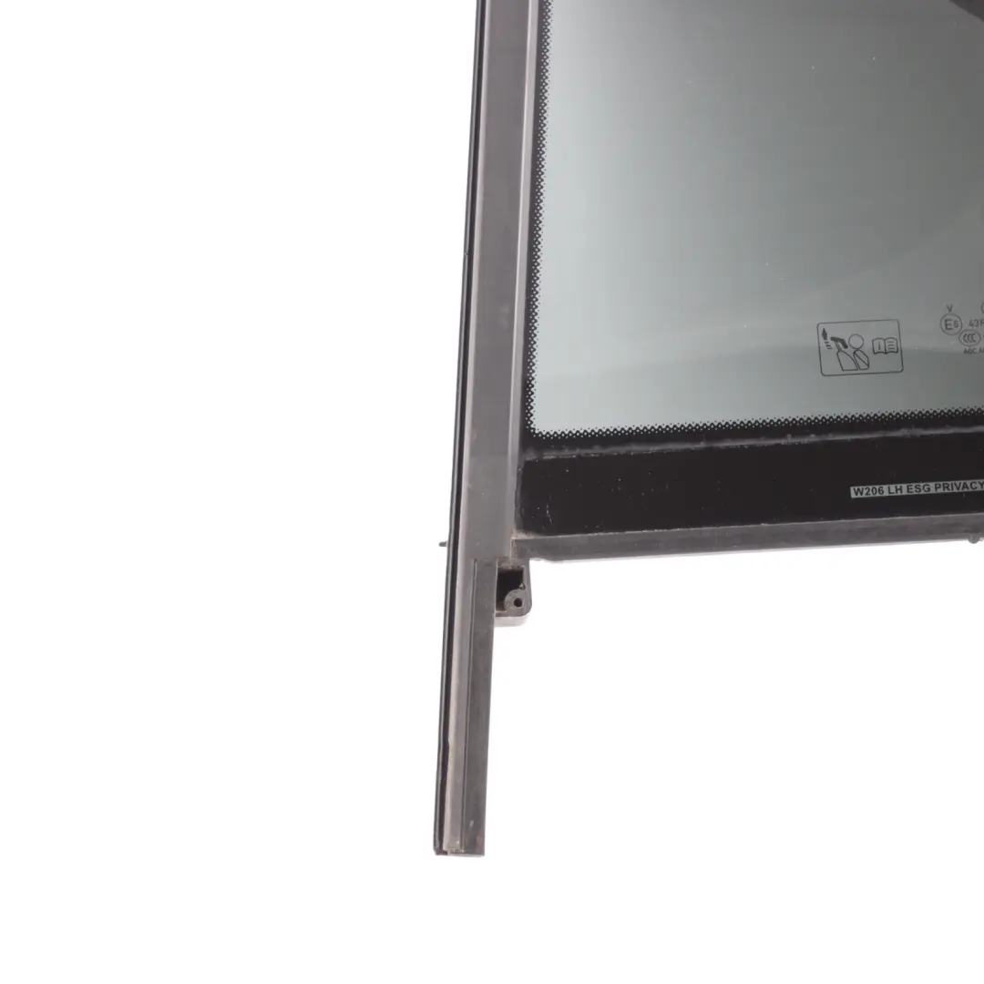 Window Quarter Glass Tinted ESG Left N/S to Mercedes W206 Rear with Part number A2067303700 Mercedes W206 Rear Window Quarter Glass Tinted ESG Left N/S - SKU A2067303700 - Part number A2067303700