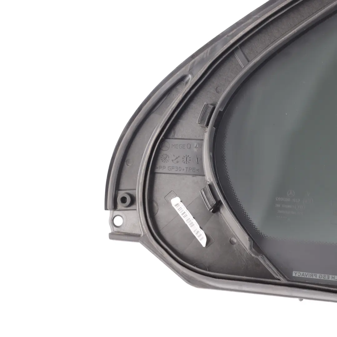 Mercedes W206 Rear Window Quarter Glass Tinted ESG Left N/S - SKU A2067303700 - Part number A2067303700