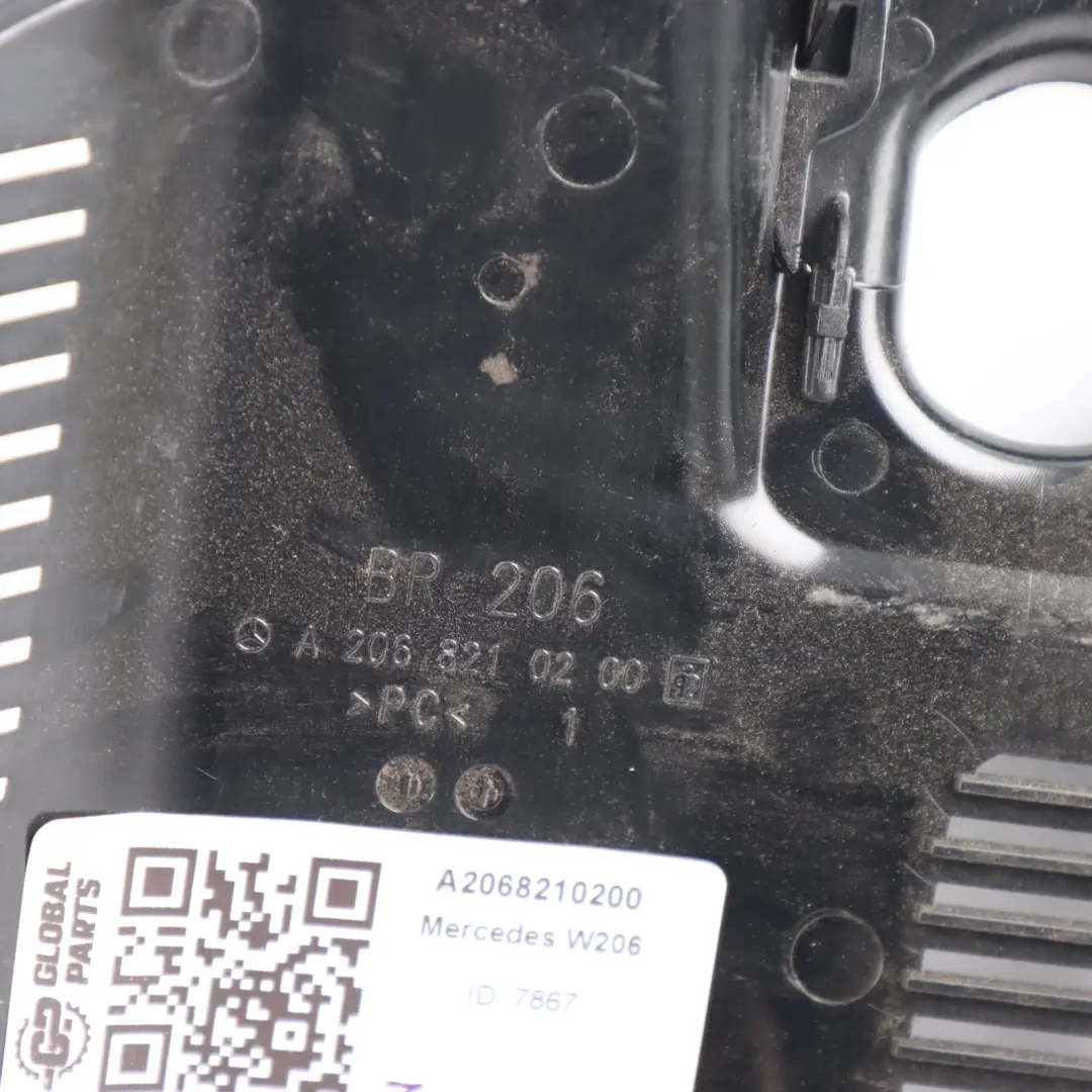 Windscreen Rain Solar Sensor Trim Panel Cover to Mercedes W206 with Part number A2068210200 Mercedes W206 Windscreen Rain Solar Sensor Trim Panel Cover - SKU A2068210200 - Part number A2068210200