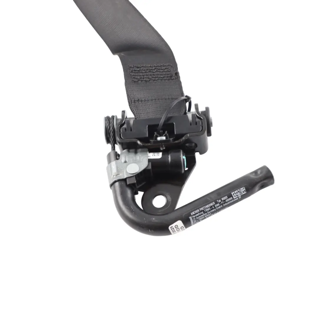 Mercedes W206 Front Right O/S Seat Belt Seatbelt Black - SKU RHD-A2068600802 - Part number A2068600802