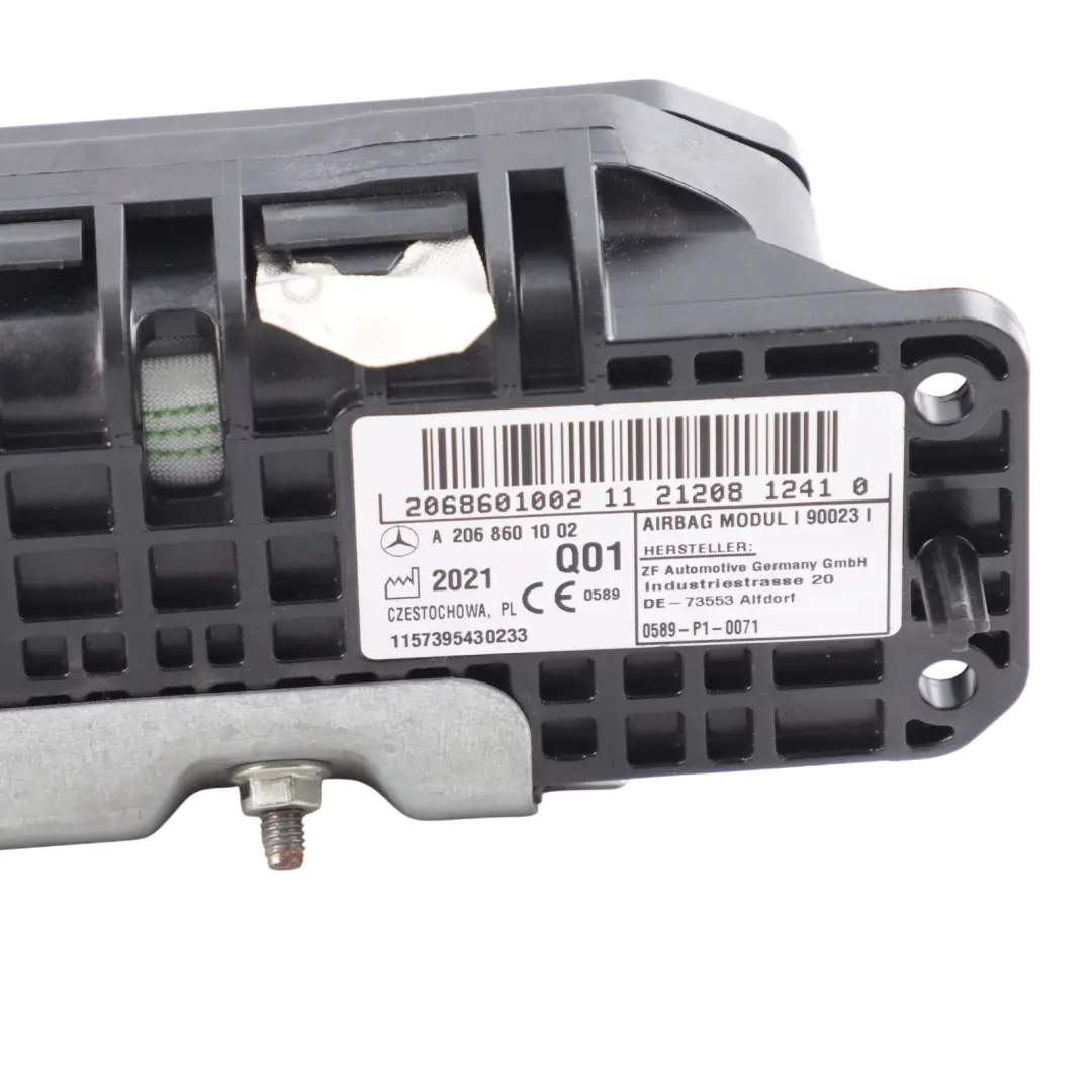 Knee Air Module Unit Front Driver's Side to Mercedes W206 with Part number A2068601002 Mercedes W206 Knee Air Module Unit Front Driver's Side - SKU A2068601002 - Part number A2068601002