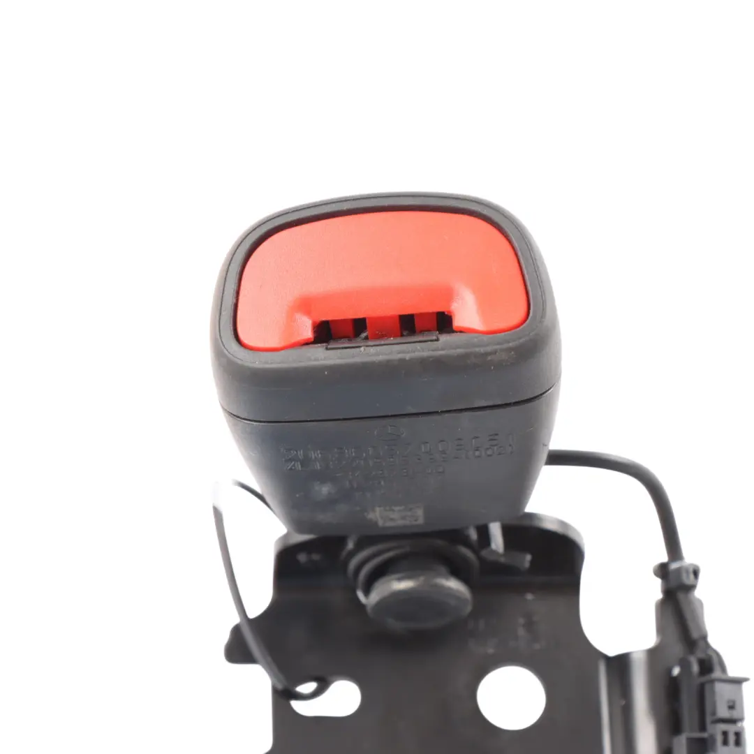 Belt Clip Latch Catch Buckle Left N/S to Mercedes W206 Rear Seat with Part number A2068605700 Mercedes W206 Rear Seat Belt Clip Latch Catch Buckle Left N/S - SKU A2068605700 - Part number A2068605700