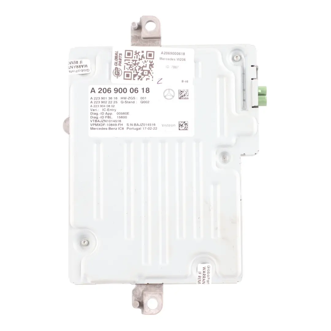 Mercedes W206 Speedo Meter Module Control Unit ECU - SKU A2069000618 - Part number A2069000618