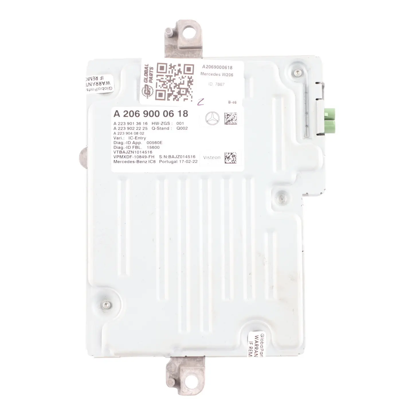 Mercedes W206 Speedo Meter Module Control Unit ECU A2069000618