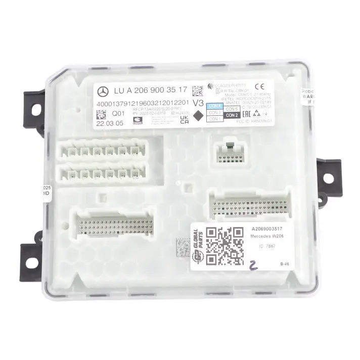 Ignition Control Module Unit to Mercedes W206 with Part number A2069003517 Mercedes W206 Ignition Control Module Unit - SKU A2069003517 - Part number A2069003517