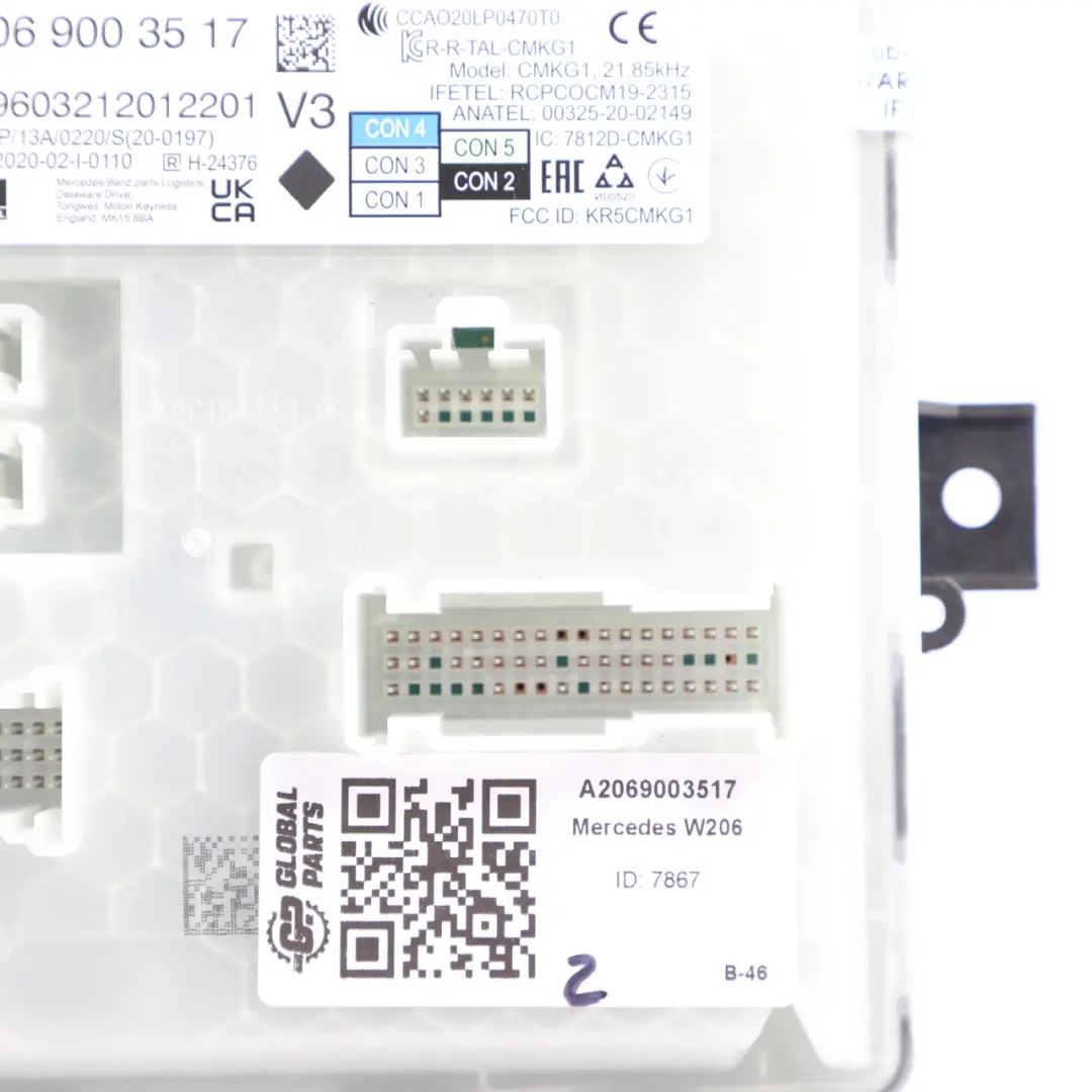 Ignition Control Module Unit to Mercedes W206 with Part number A2069003517 Mercedes W206 Ignition Control Module Unit - SKU A2069003517 - Part number A2069003517