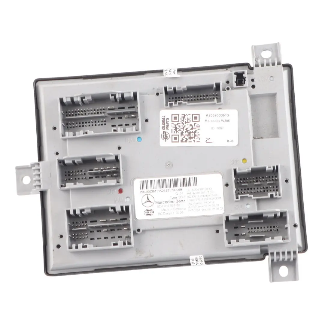 Mercedes W206 BCM Body Control Unit On Board Power Distribution A2069003613