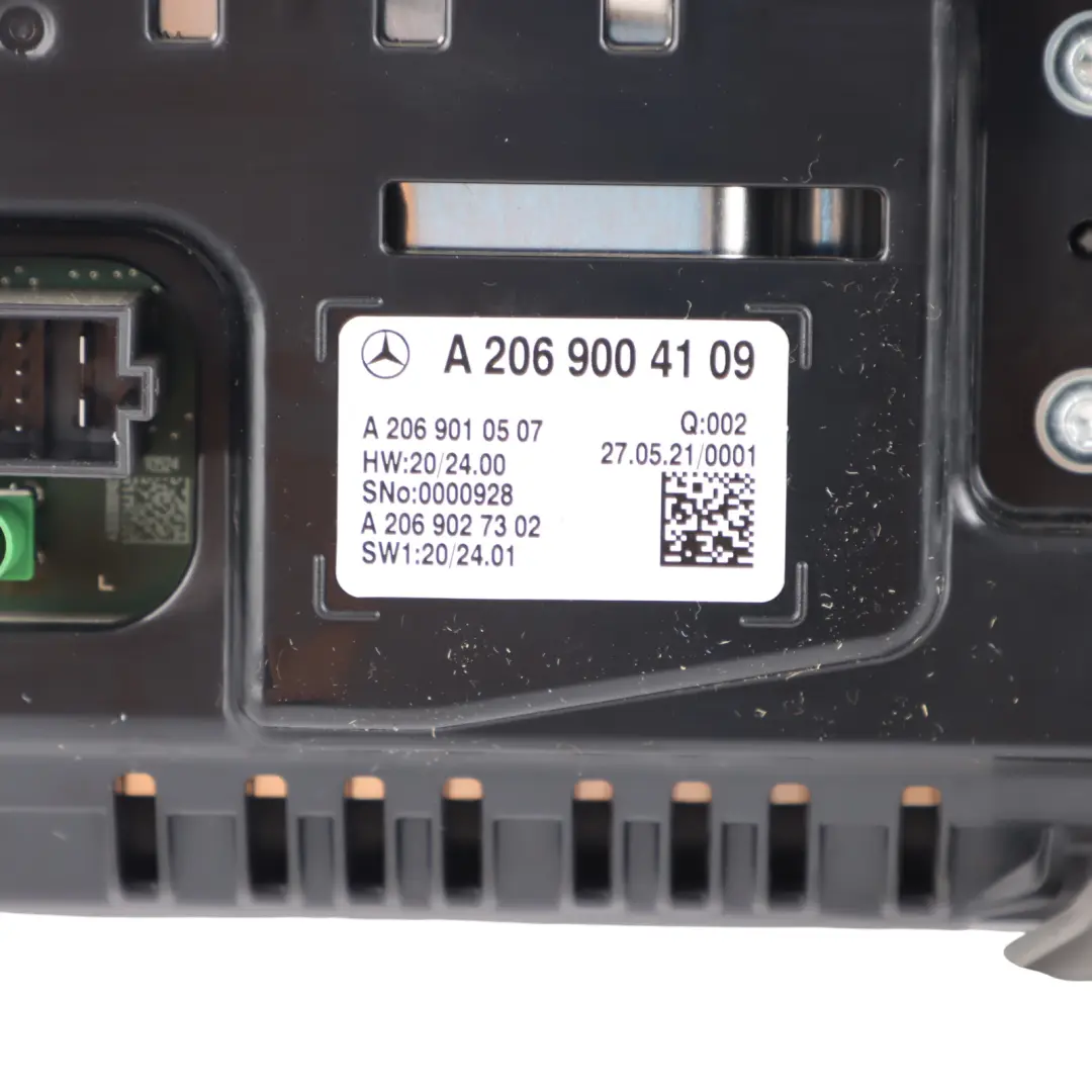 Dashboard Instrument Cluster Spedometer Display to Mercedes W206 with Part number A2069004109 Mercedes W206 Dashboard Instrument Cluster Spedometer Display - SKU A2069004109 - Part number A2069004109