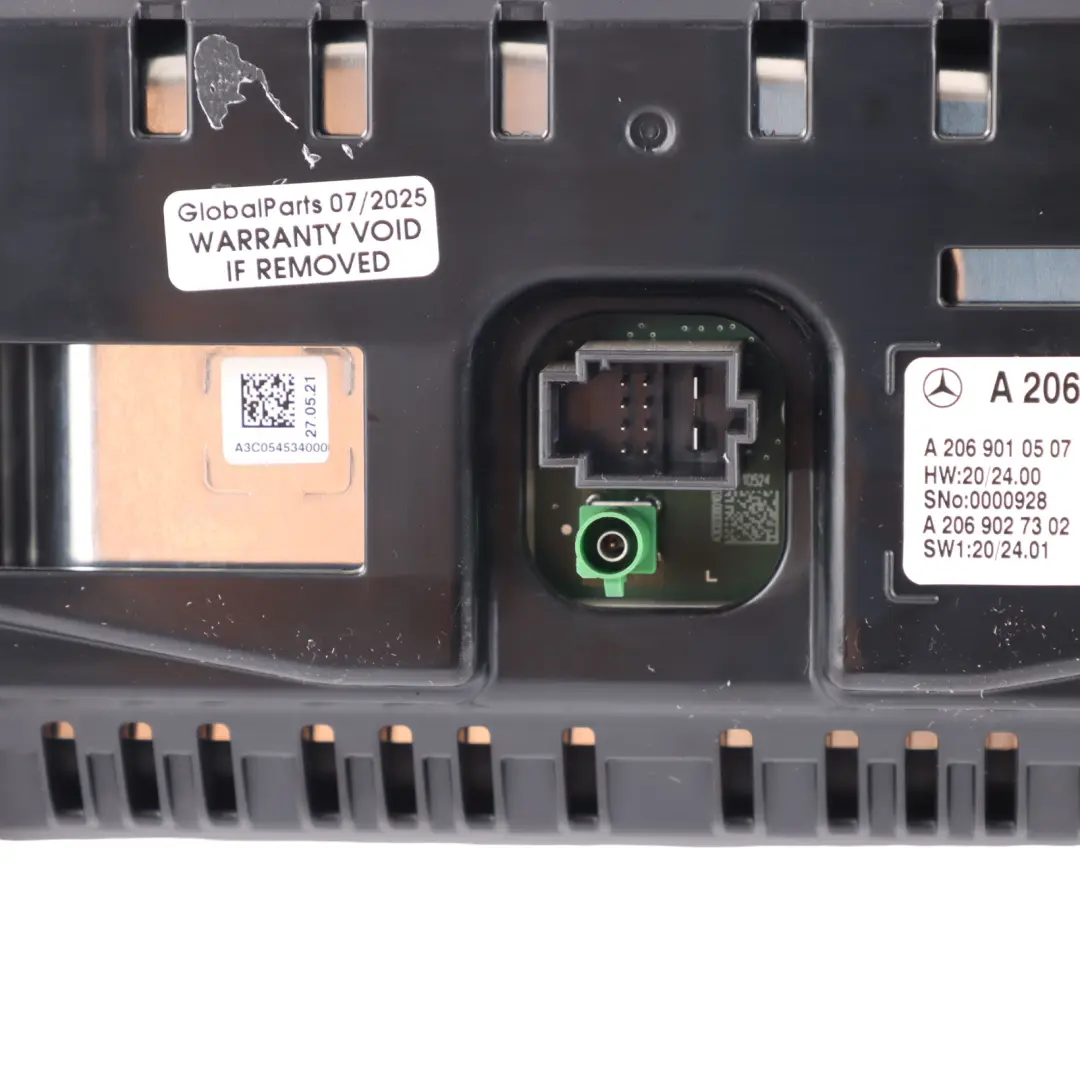 Dashboard Instrument Cluster Spedometer Display to Mercedes W206 with Part number A2069004109 Mercedes W206 Dashboard Instrument Cluster Spedometer Display - SKU A2069004109 - Part number A2069004109