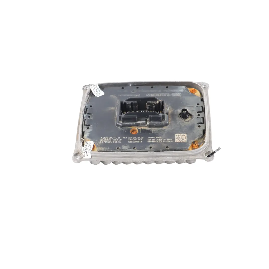 Front Lamp Headlight Ballast Module Unit ECU to Mercedes W206 with Part number A2069004211 Mercedes W206 Front Lamp Headlight Ballast Module Unit ECU - SKU A2069004211 - Part number A2069004211
