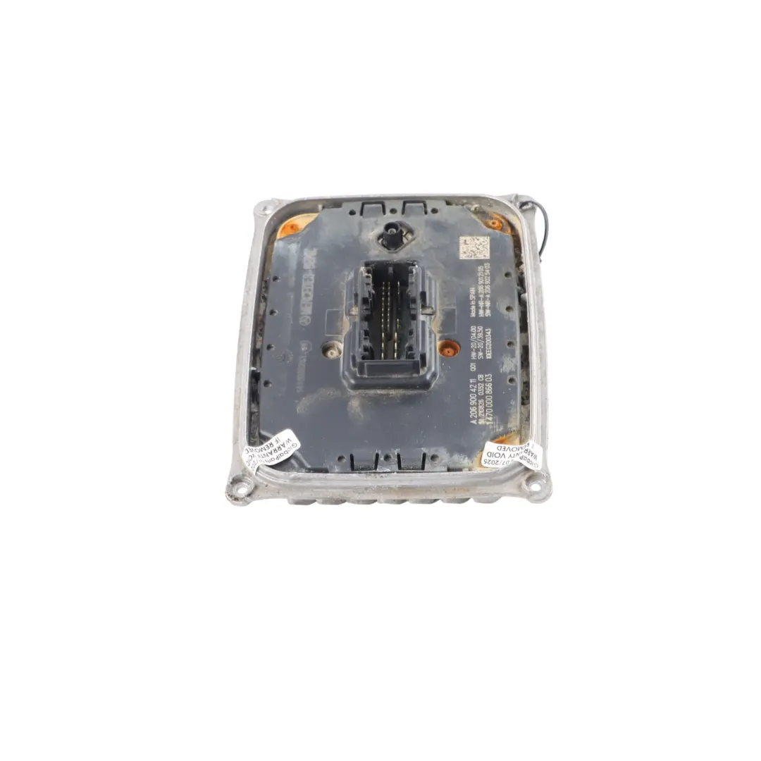 Front Lamp Headlight Ballast Module Unit ECU to Mercedes W206 with Part number A2069004211 Mercedes W206 Front Lamp Headlight Ballast Module Unit ECU - SKU A2069004211 - Part number A2069004211