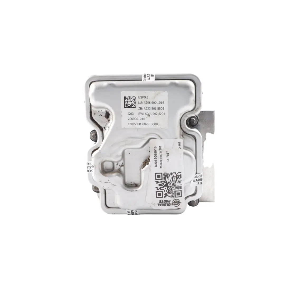 Mercedes W206 ABS Pump Brake Hydro Control Unit Module ESP9.3 A2069001016 - SKU A2069005916 - Part number A2069005916