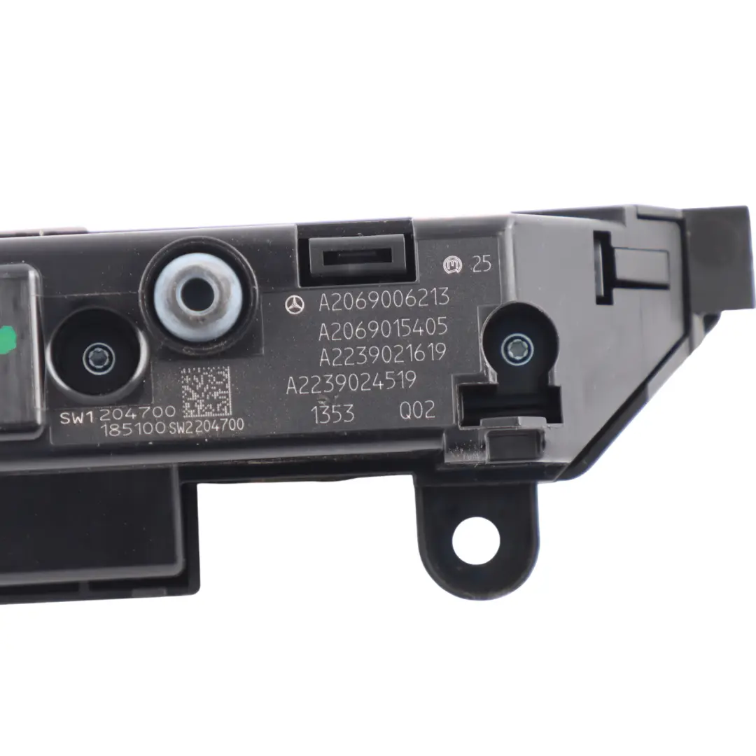 Dashboard Hazard Switch Panel Button Control Unit to Mercedes W206 with Part number A2069006213 Mercedes W206 Dashboard Hazard Switch Panel Button Control Unit - SKU A2069006213 - Part number A2069006213