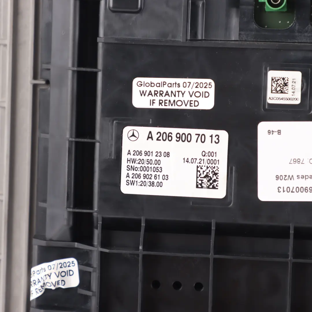 Mercedes W204 Dashboard Navigation Central Display Screen Monitor - SKU A2069007013 - Part number A2069007013