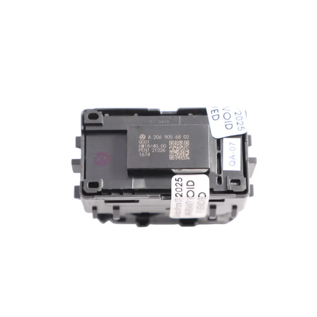 Mercedes W206 W214 Boot Lid Tailgate Opener Release Control Switch - SKU A2069056802 - Part number A2069056802