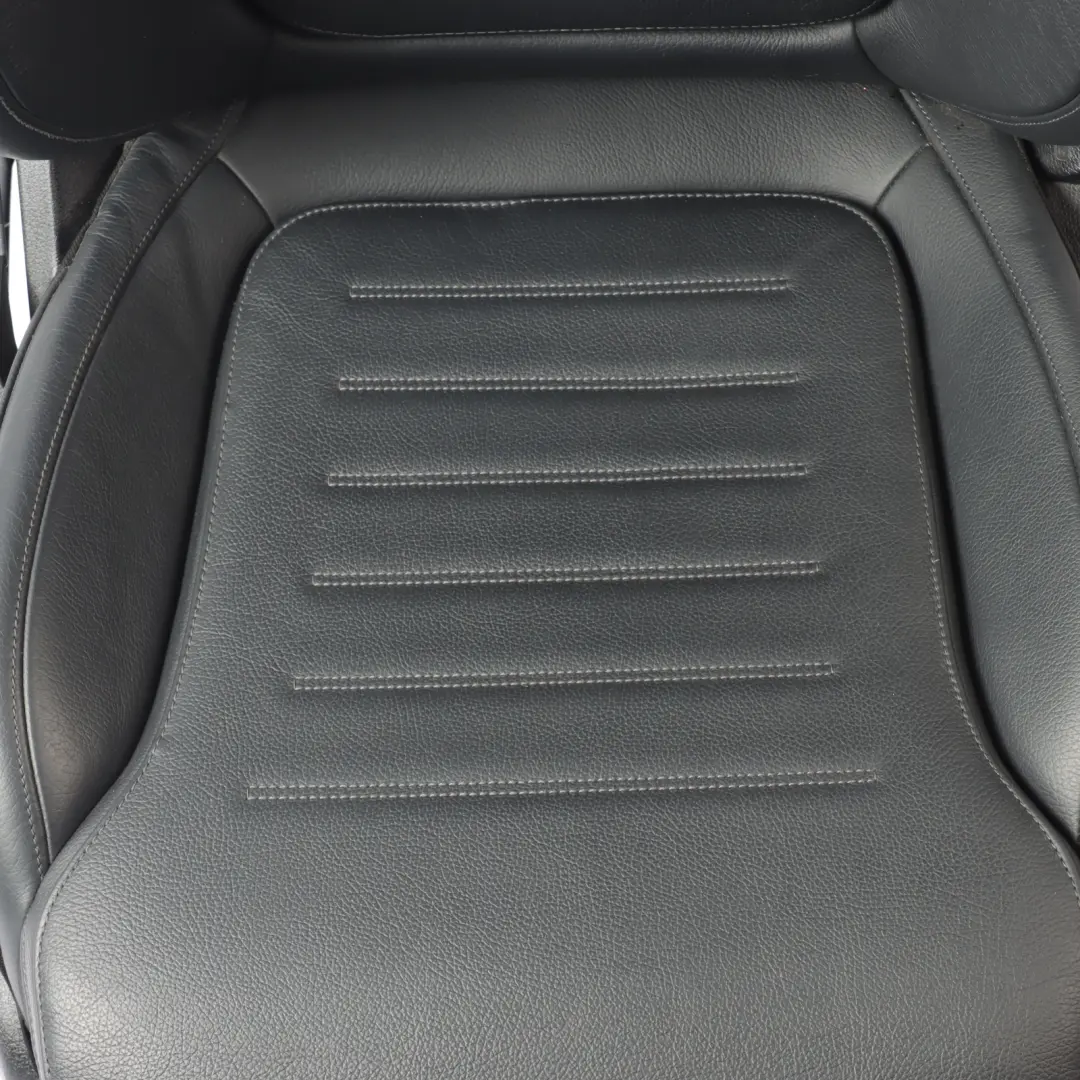 Mercedes W206 Front Seat Heated Electric Right O/S Leather Black Anthracite - SKU A2069101102-2 - Part number A2069101102