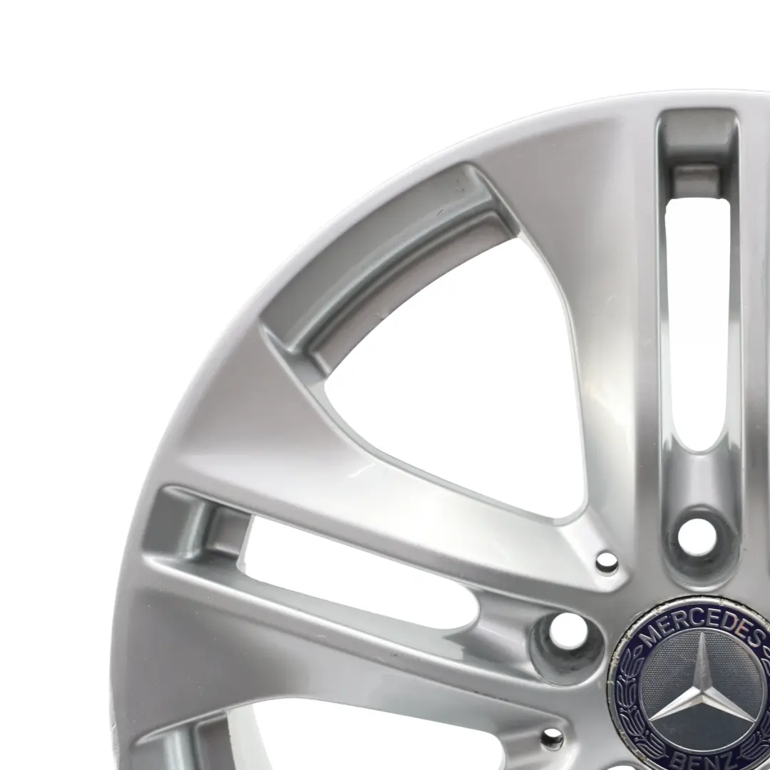 Cerchio In Lega 17" 5 Doppie Razze 7,5J ET:45 Argento Mercedes C207 - SKU A2074010602-1 - Numero di parte A2074010602