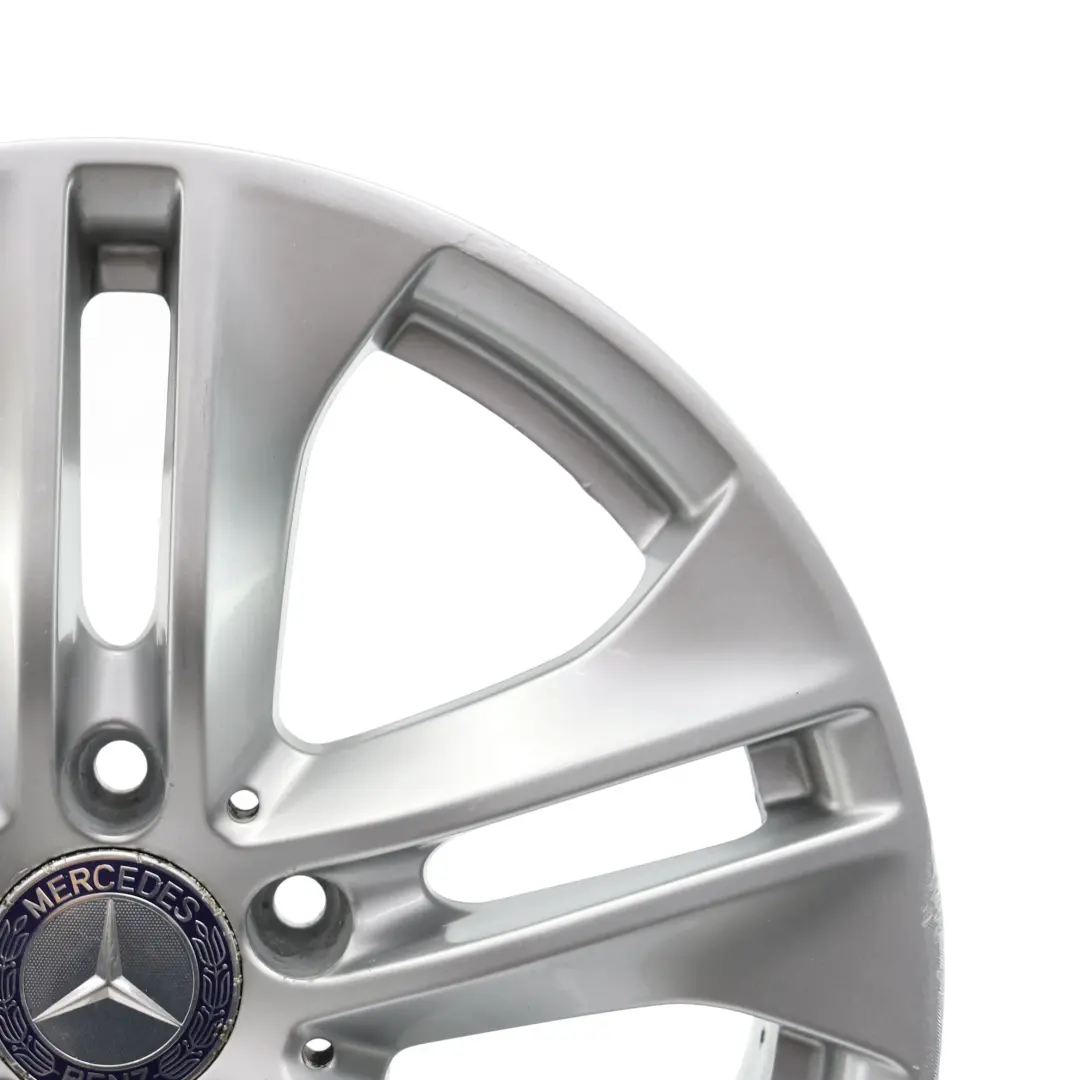 Jante Alliage 17" 5 Branches Doubles 7,5J ET:45 Argent Mercedes C207 - SKU A2074010602-1 - Numéro de pièce A2074010602