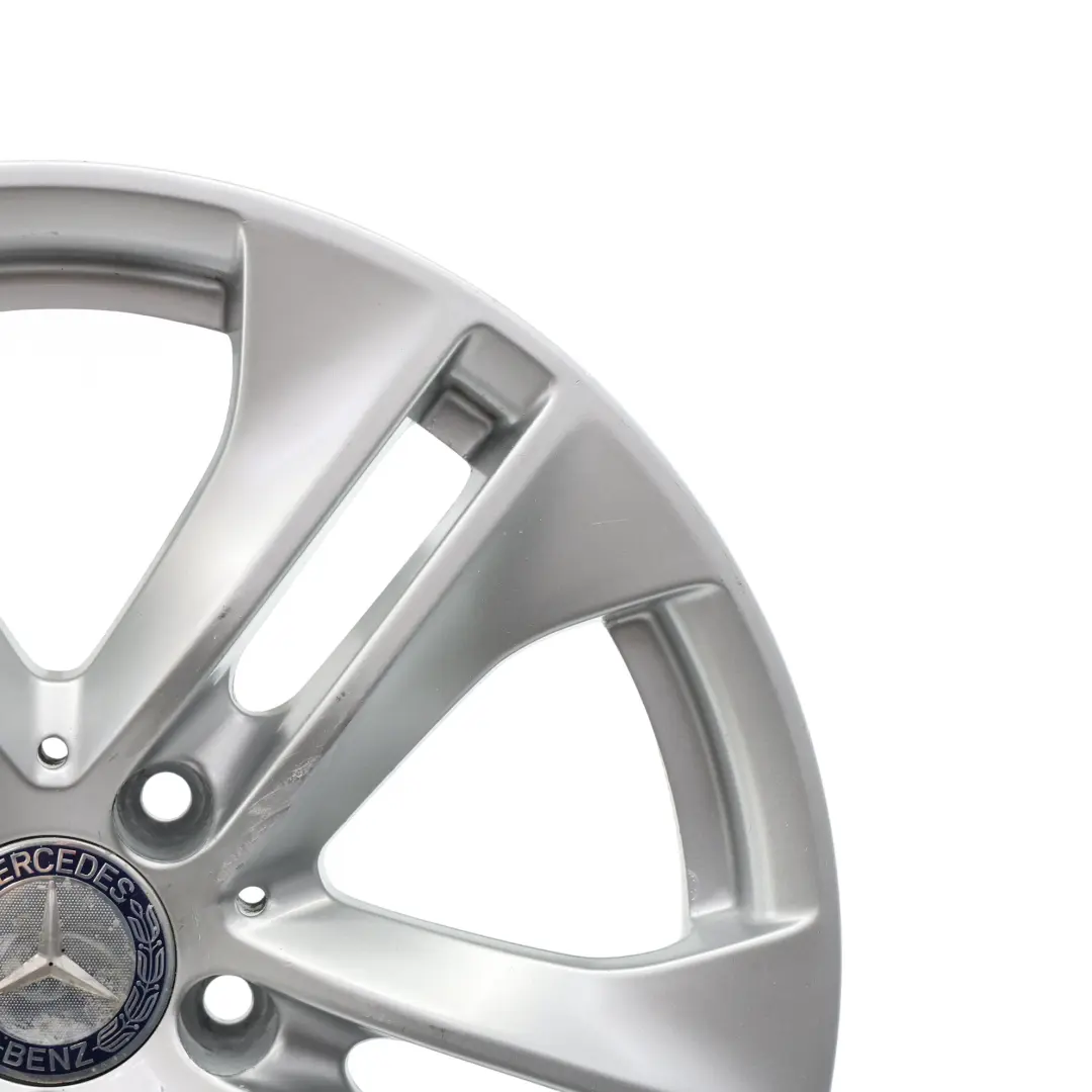 Cerchio In Lega 17" 5 Doppie Razze 7,5J ET:45 Argento Mercedes C207 - SKU A2074010602-2 - Numero di parte A2074010602