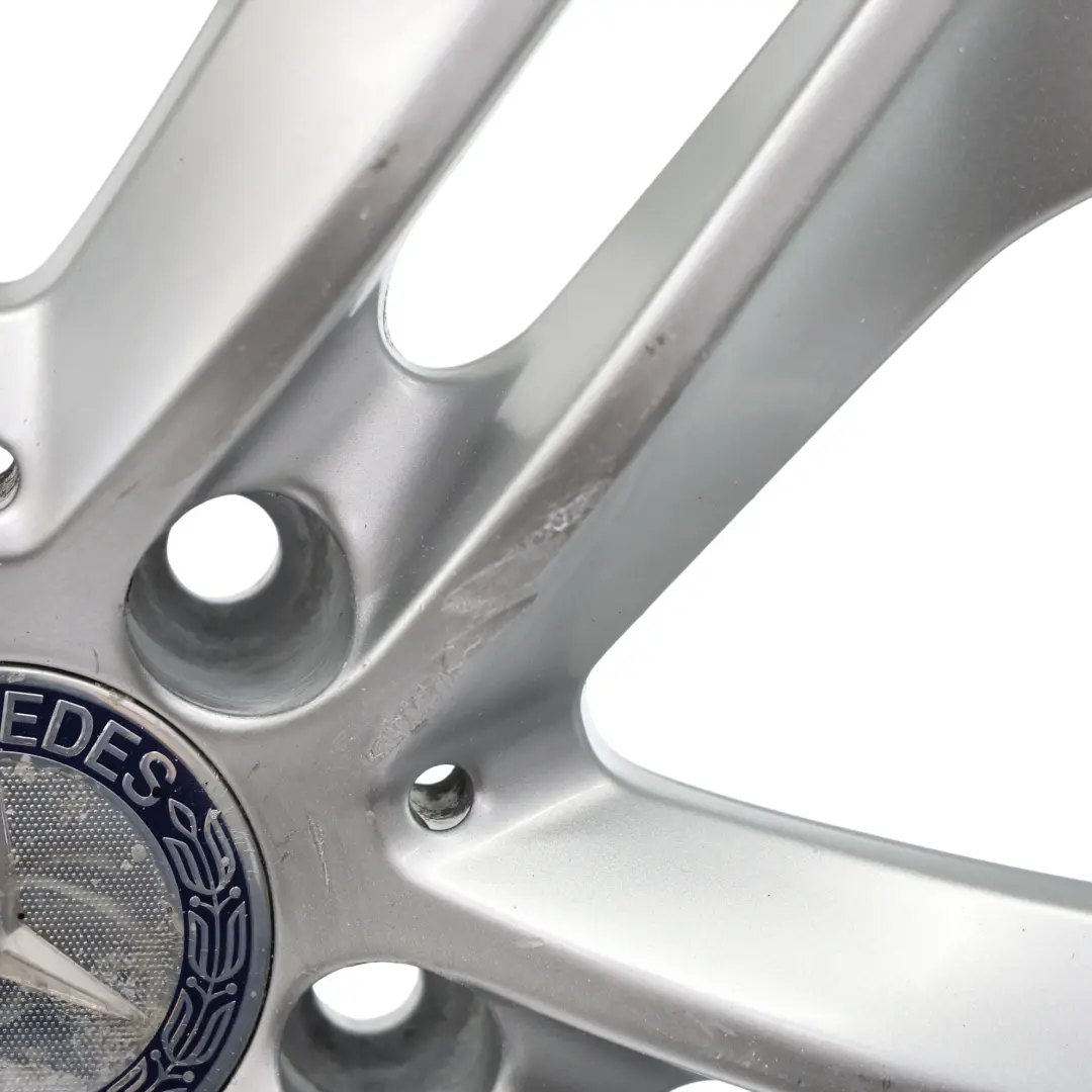 Cerchio In Lega 17" 5 Doppie Razze 7,5J ET:45 Argento Mercedes C207 - SKU A2074010602-2 - Numero di parte A2074010602