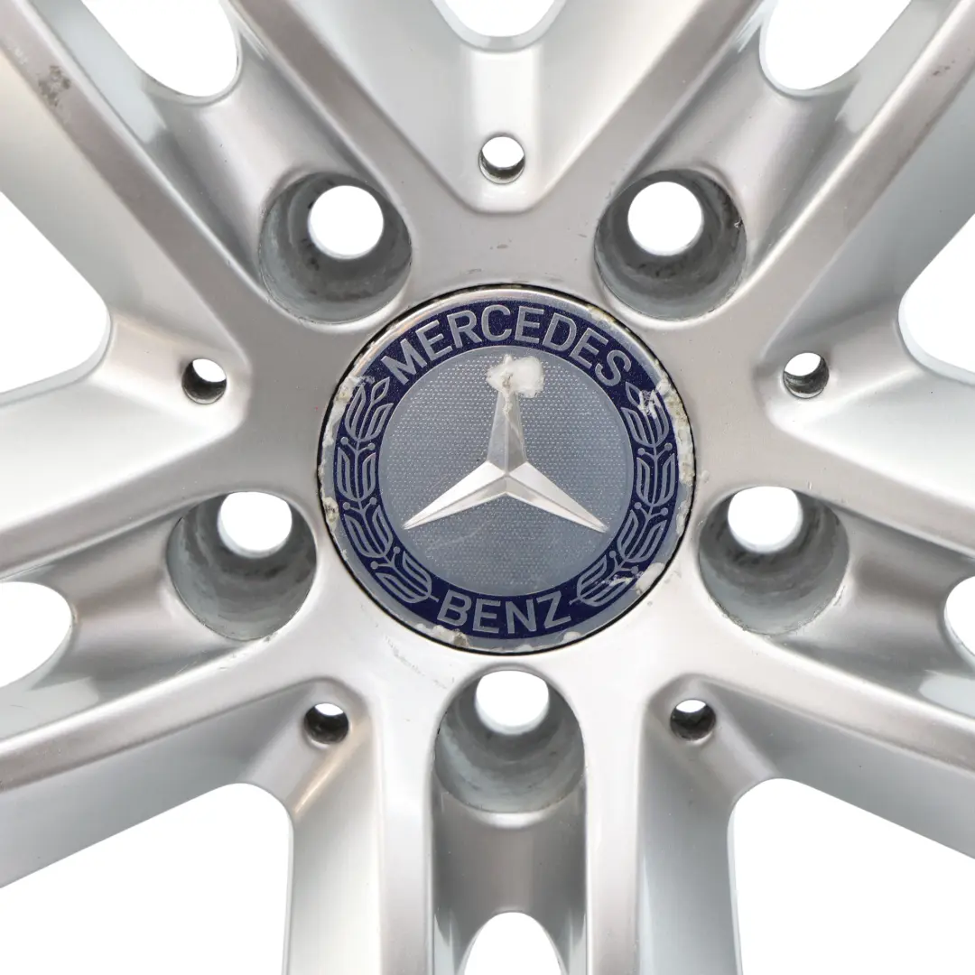 Alloy Rim 17" 5 Double Spoke 7,5J ET:45 Silver to Mercedes C207 Wheel with Part number A2074010602 Mercedes C207 Wheel Alloy Rim 17" 5 Double Spoke 7,5J ET:45 Silver - SKU A2074010602-3 - Part number A2074010602