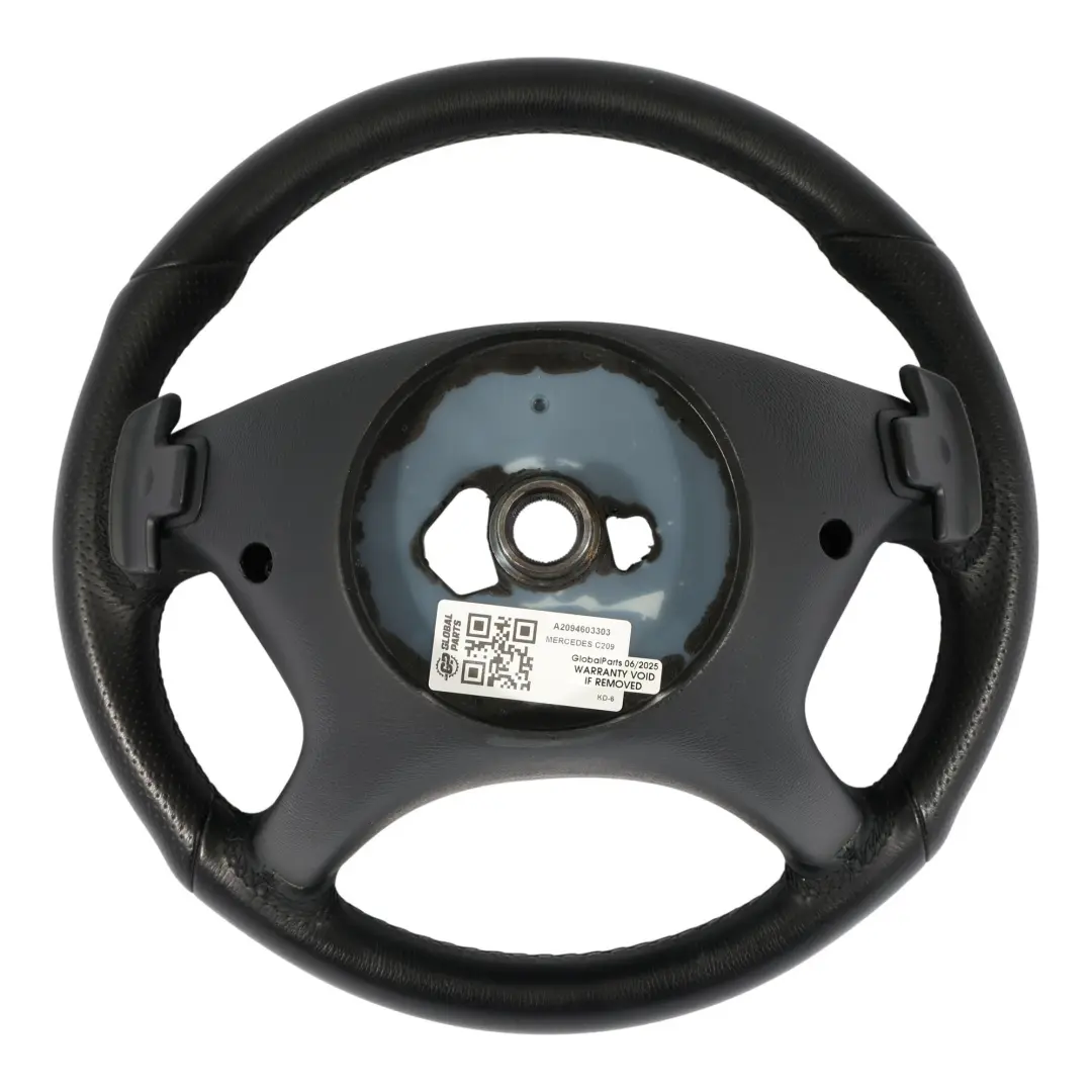Pelle Nera Cambio al Volante per Mercedes CLK C209 Volante Sport con numero di parte A2094603303 Mercedes CLK C209 Volante Sport Pelle Nera Cambio al Volante - SKU A2094603303 - Numero di parte A2094603303