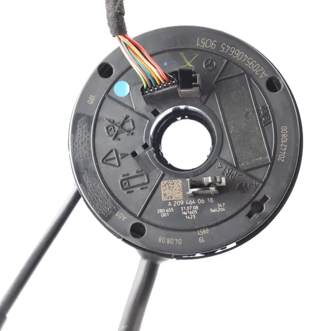 Steering Wheel Indicator Wiper Switch Unit to Mercedes CLK W209 Cabrio with Part number A2094640618 Mercedes CLK W209 Cabrio Steering Wheel Indicator Wiper Switch Unit - SKU A2094640618-2 - Part number A2094640618