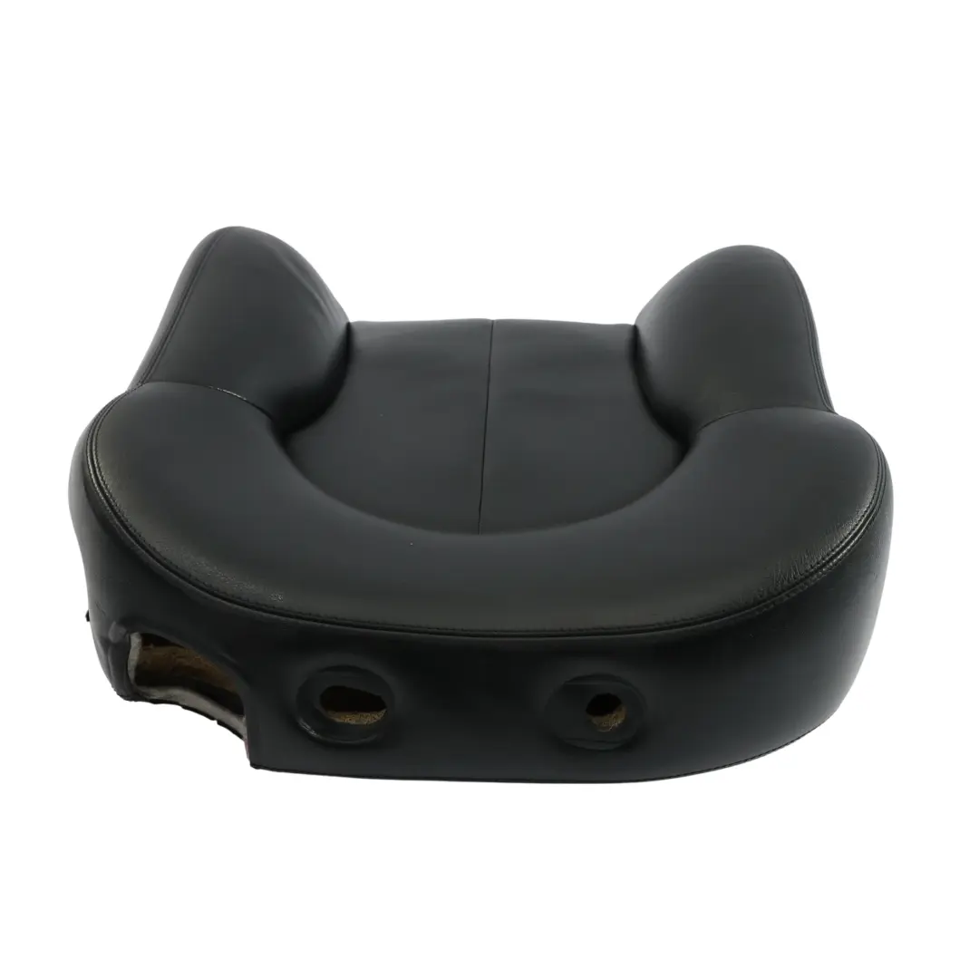 Mercedes A209 Front Seat Backrest Cover Heated Left N/S Black Leather - SKU A2099106993-4 - Part number A2099106993