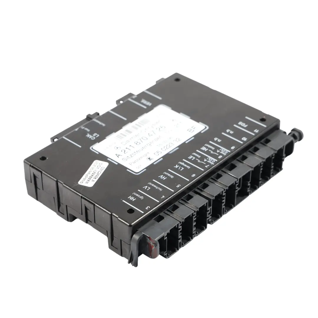 Module Mercedes W203 CLK W209 W211 Front Memory Control Unit to Seat with Part number A2118704726 Seat Module Mercedes W203 CLK W209 W211 Front Memory Control Unit - SKU A2118704726 - Part number A2118704726