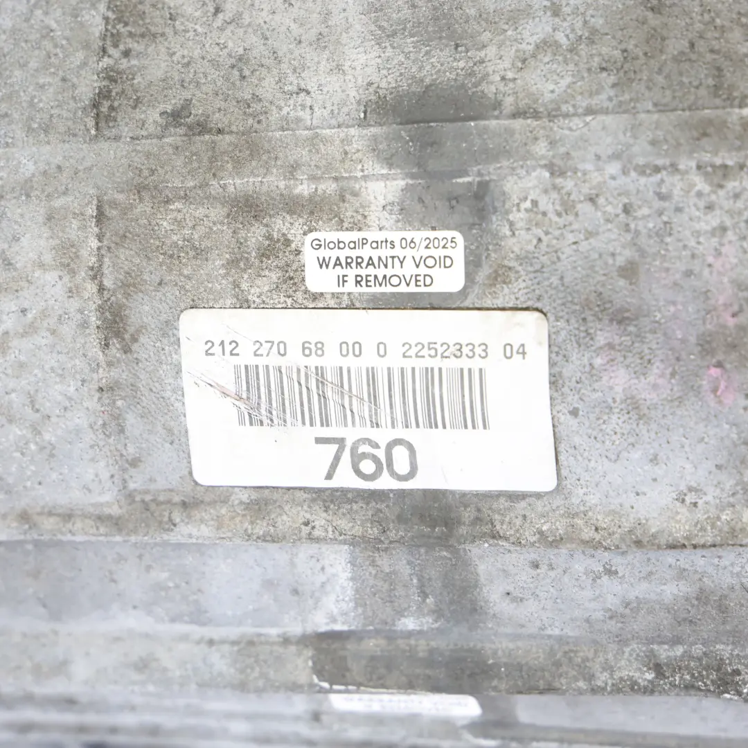 Mercedes W204 W211 W212 Boîte Vitesses Automatique 722902 A2122702301 GARANTIE - SKU A2122704400 - Numéro de pièce A2122704400