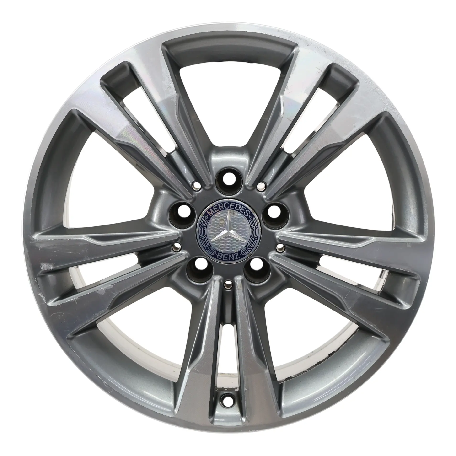 Mercedes W212 Cerchio in lega 17" ET:48 8J 5 Doppie razze A2124015602