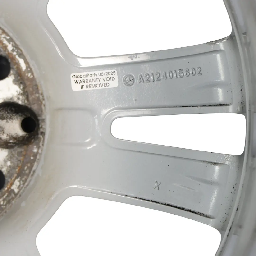 Mercedes W212 Alloy Wheel Rim 17" ET:48 8J 5 Double Spoke - SKU A2124015602-1 - Part number A2124015602