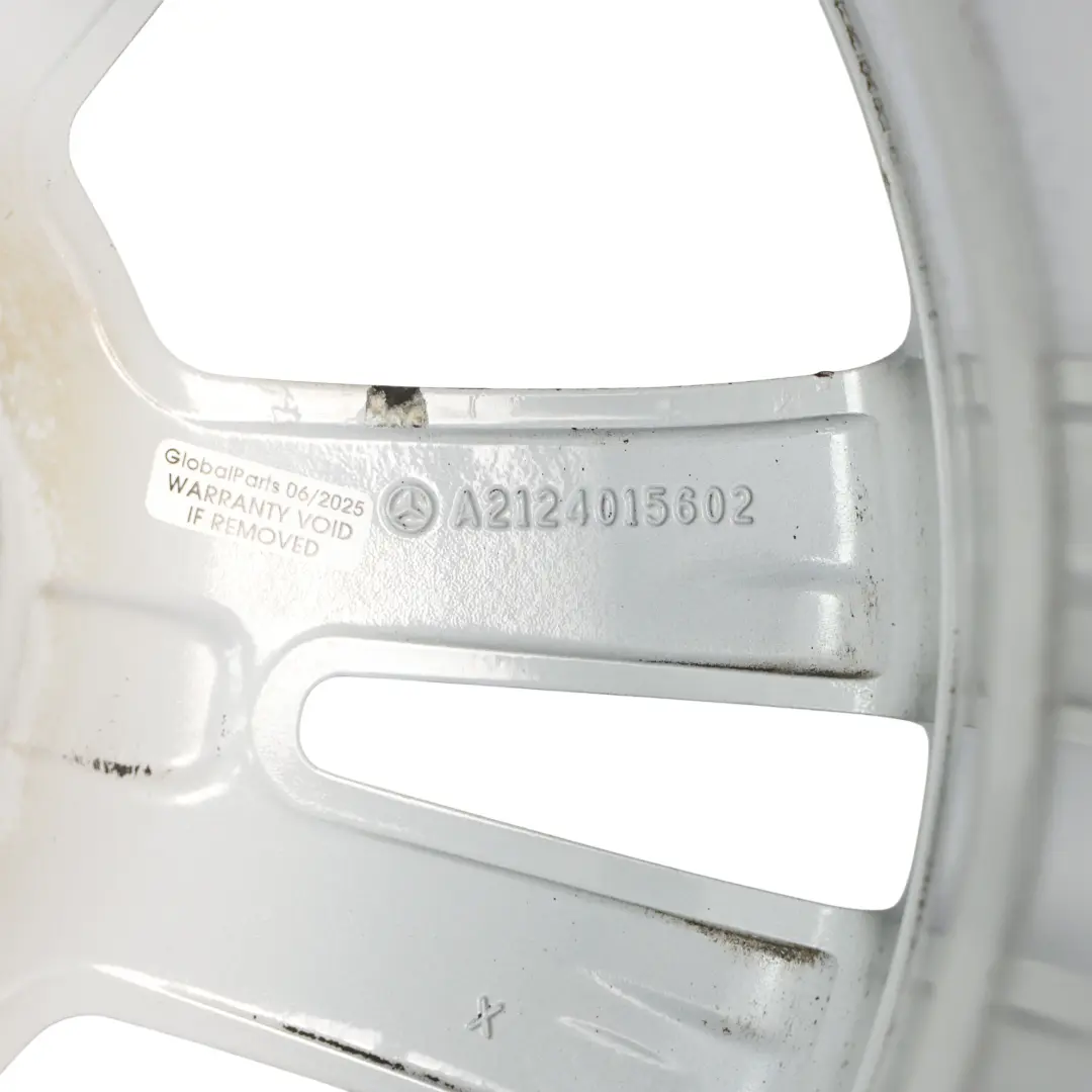 Mercedes W212 Alloy Wheel Rim 17" ET:48 8J 5 Double Spoke - SKU A2124015602-2 - Part number A2124015602