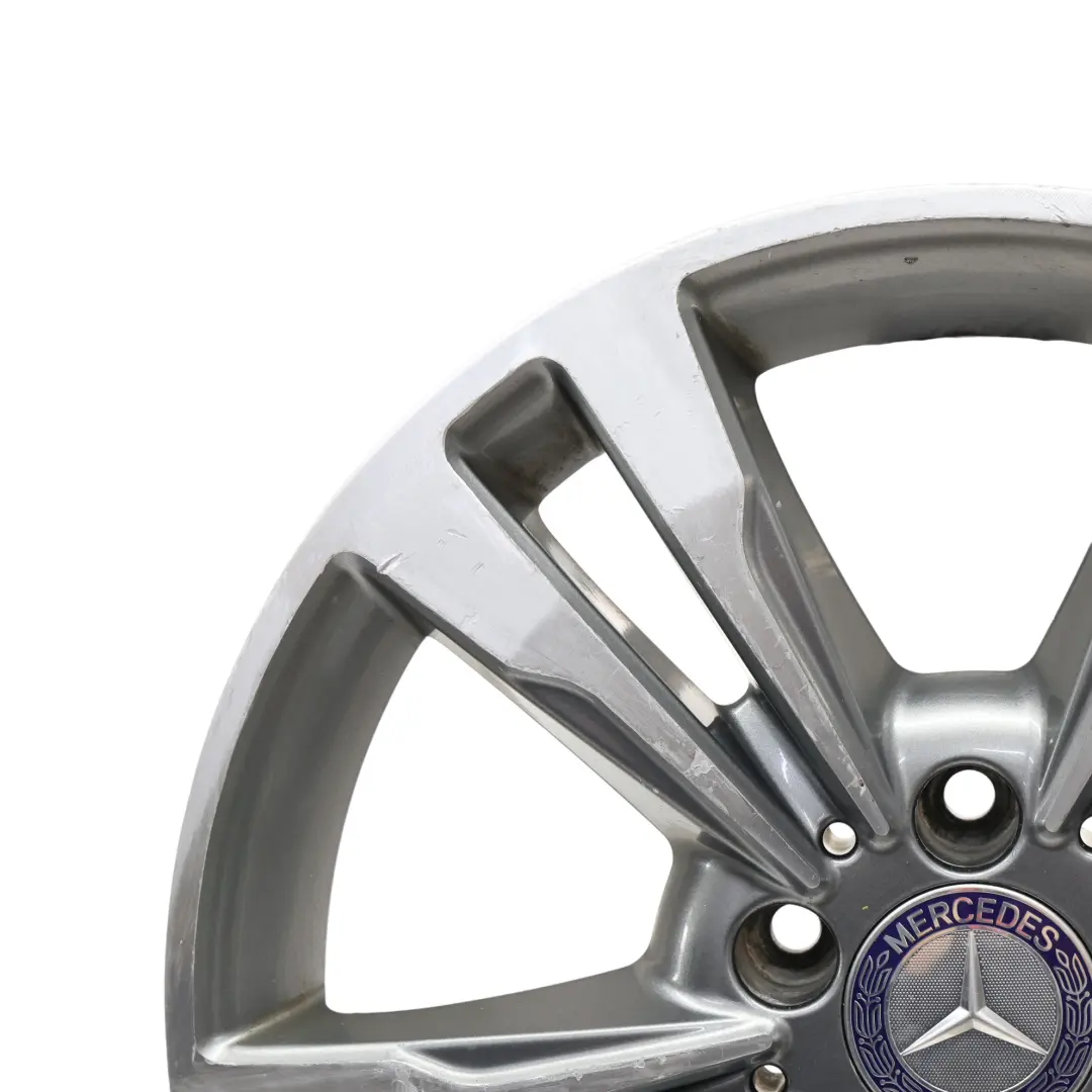 Llanta de aleación Mercedes W212 17" ET:48 8J 5 Radios dobles - SKU A2124015602-2 - Número de pieza A2124015602
