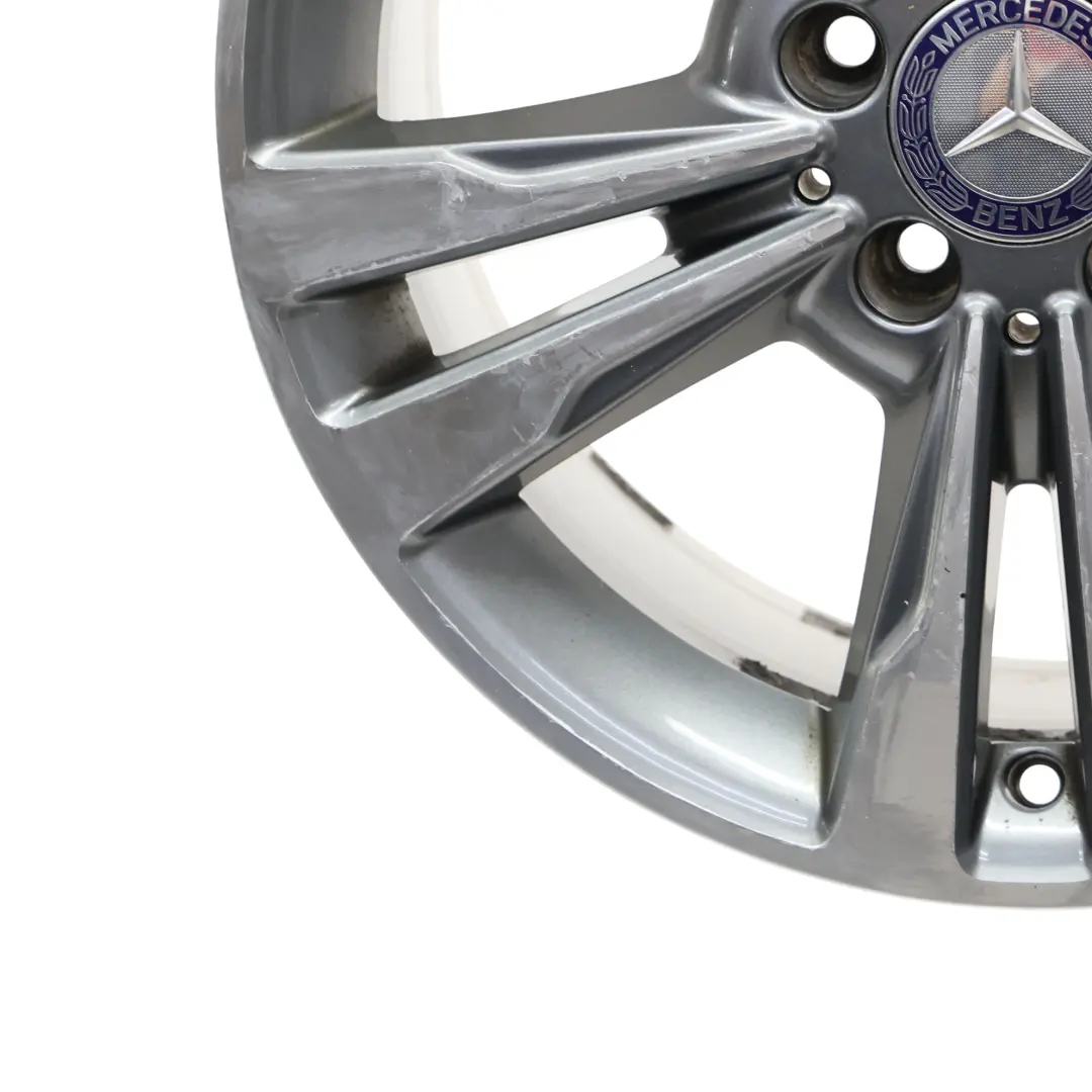  Llanta de aleación Mercedes W212 17" ET:48 8J 5 Radios dobles - SKU A2124015602-2 - Número de pieza A2124015602